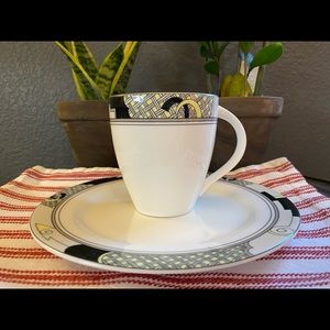 Vintage Mikasa Saucers (7) & Cups (8)